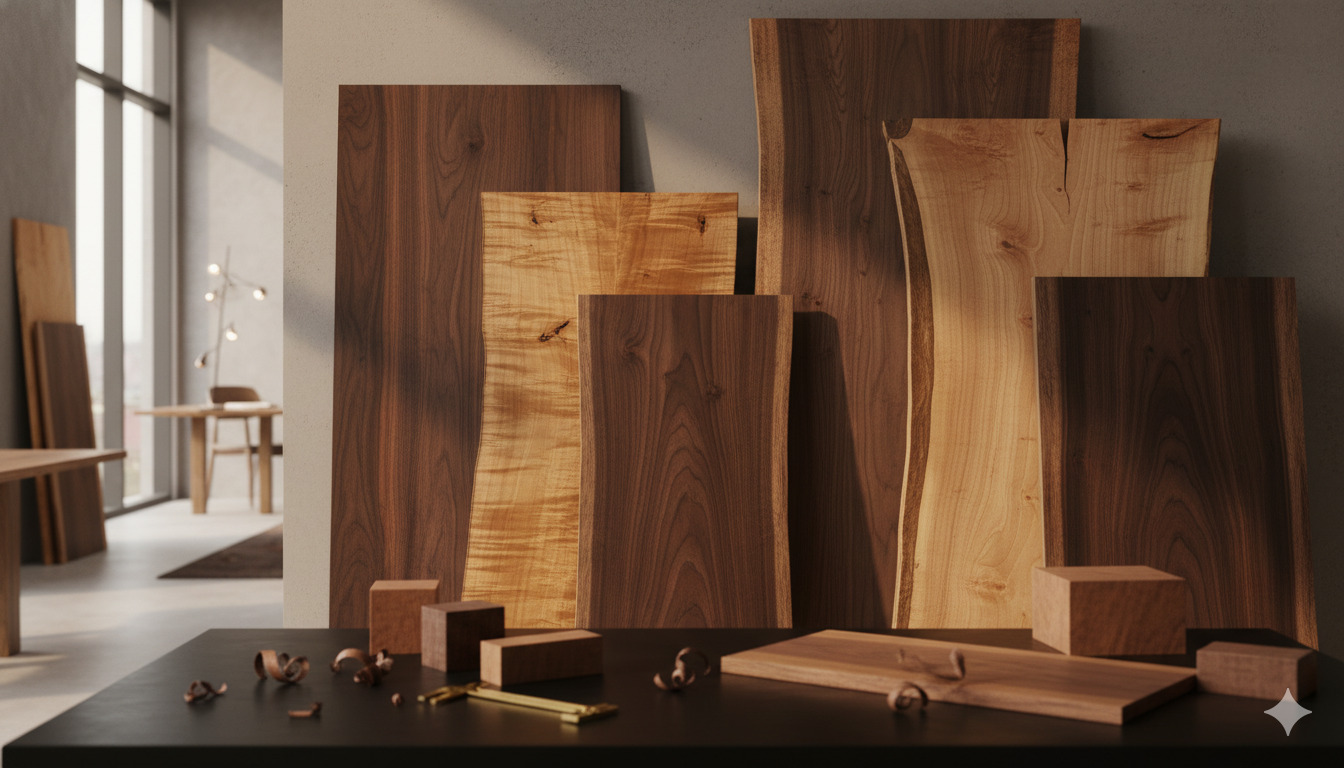 Premium wood selection